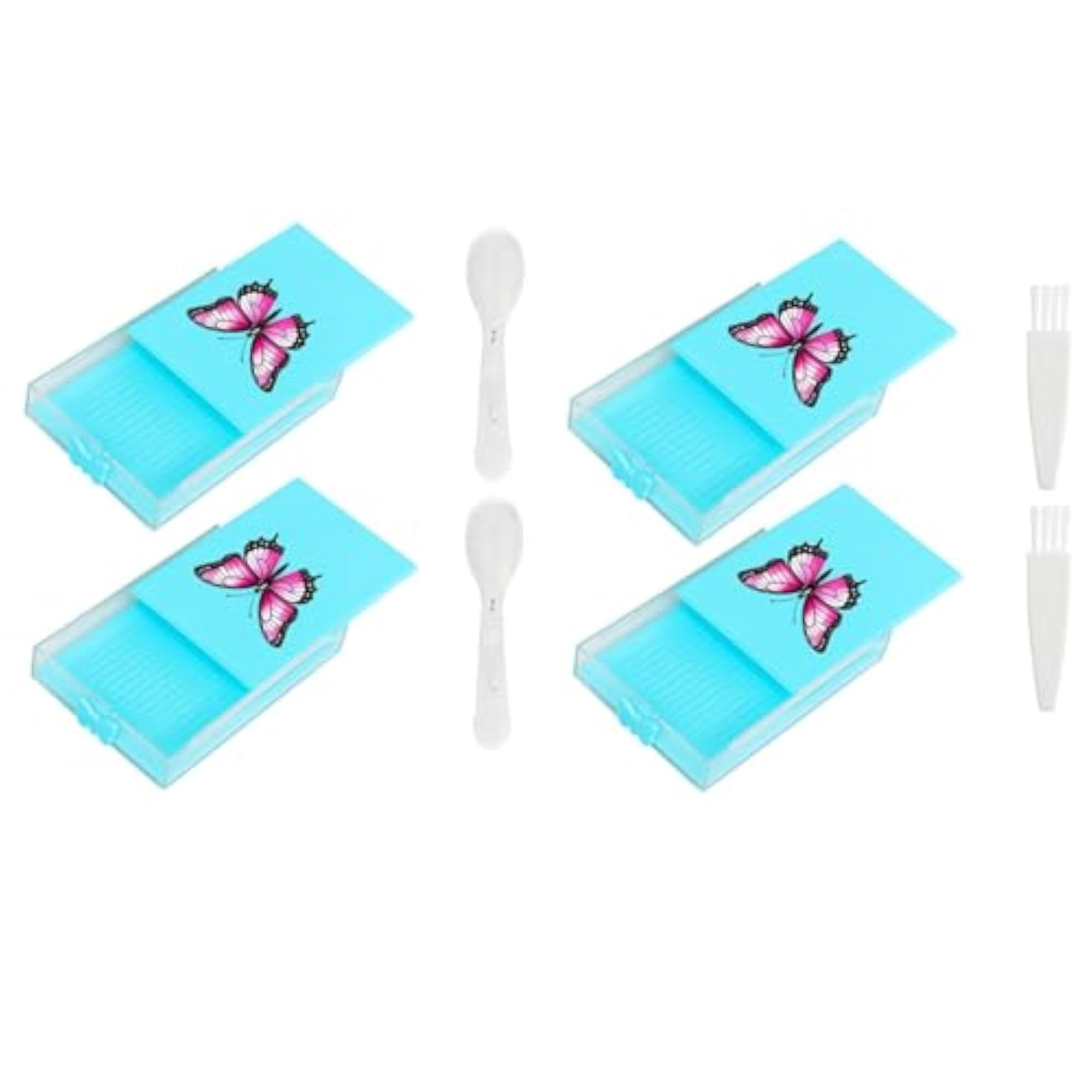 4Pcs Diamond Tray Organizer for DIY Art Projects